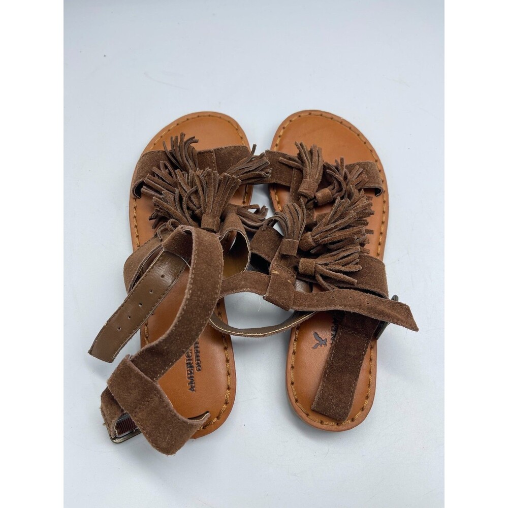 american eagle sandals Brown Strap